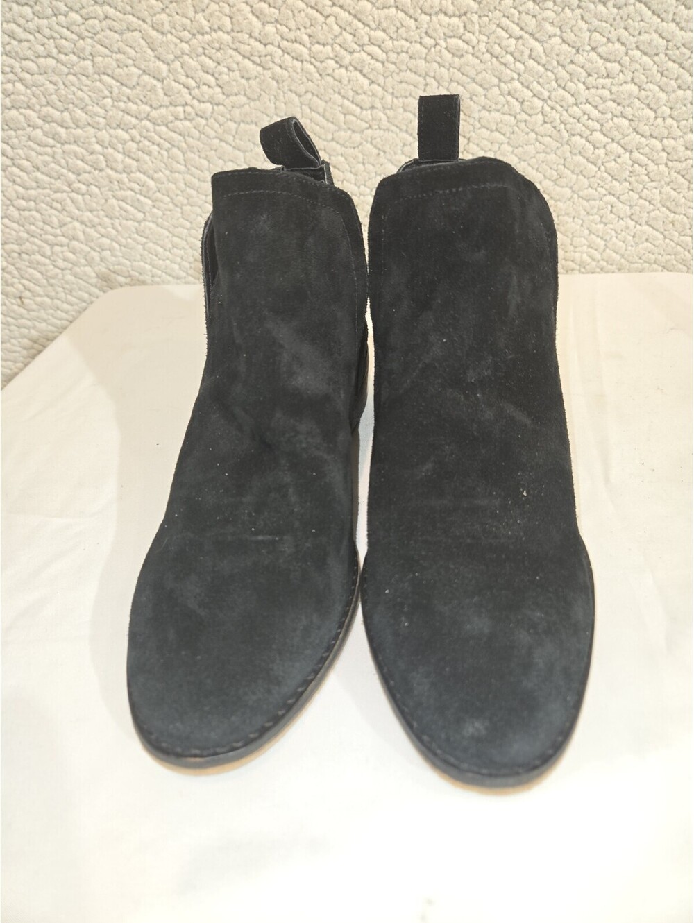 Dolce Vita Tessey Low Booties In Black Suede Womens Size 8.5